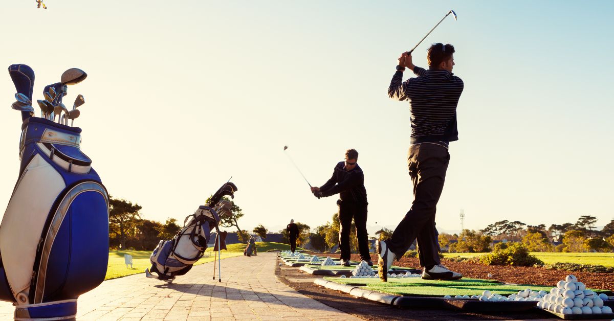 Driving range located close to Blue Bay Lodge 