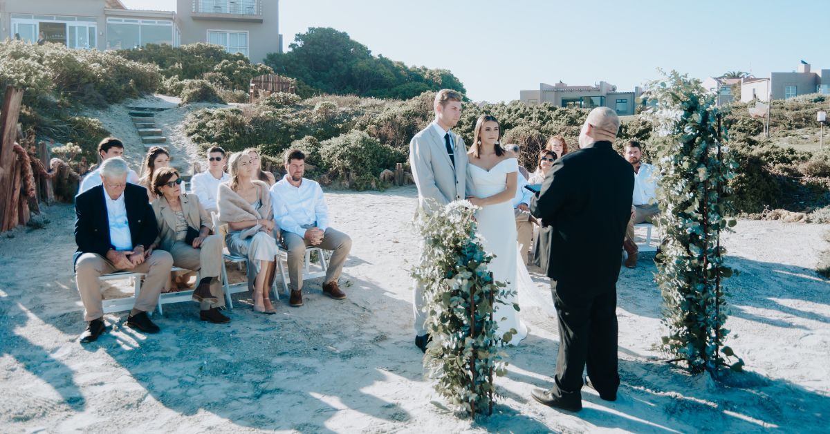 Small intimate beach wedding venue at Blue Bay Lodge 
