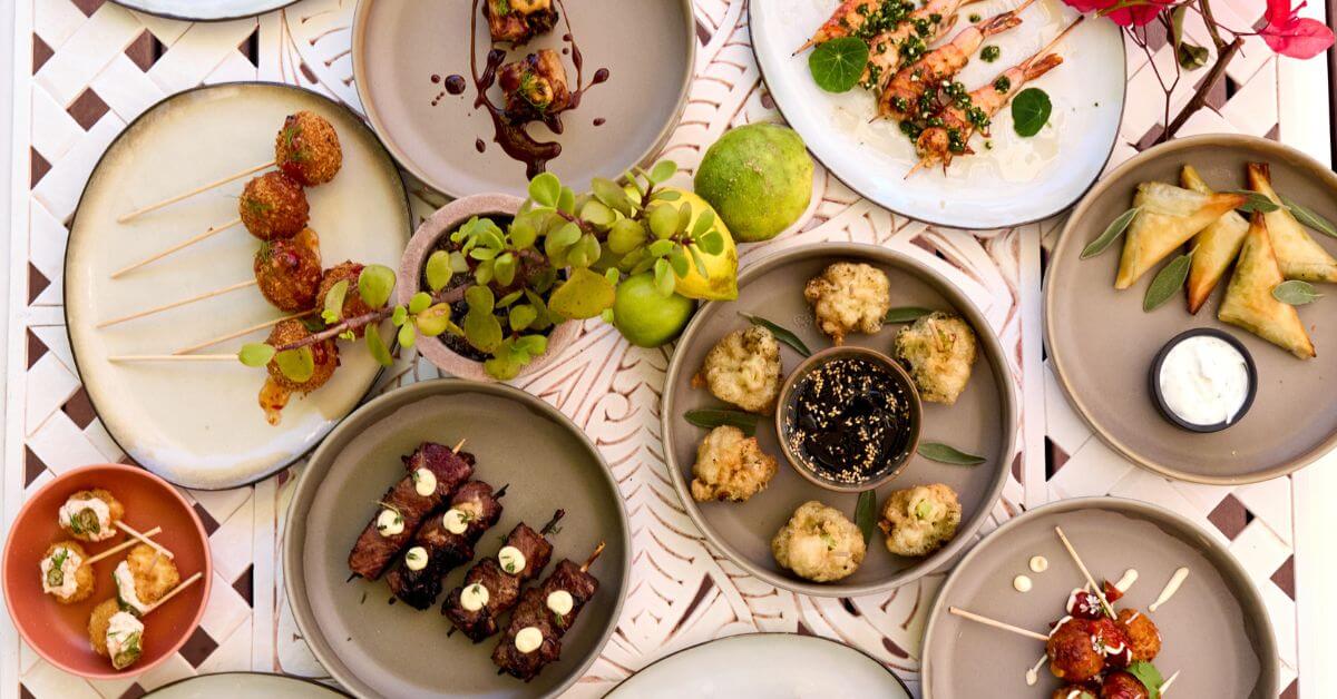 A table filled with tapas