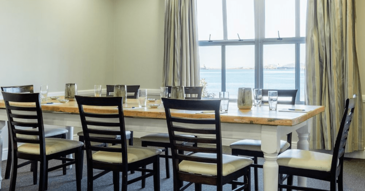 Private function with ocean view at Blue Bay Lodge 